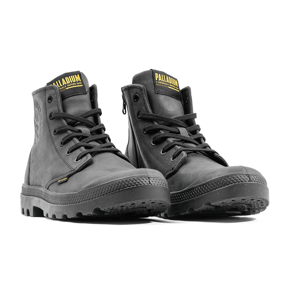 PAMPA CONTINENTAL LTH皇家恩菲爾德聯名經典皮革軍靴(74373-008-M)